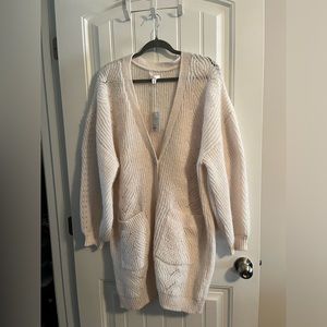 Lauren Conrad Long Button Down Sweater